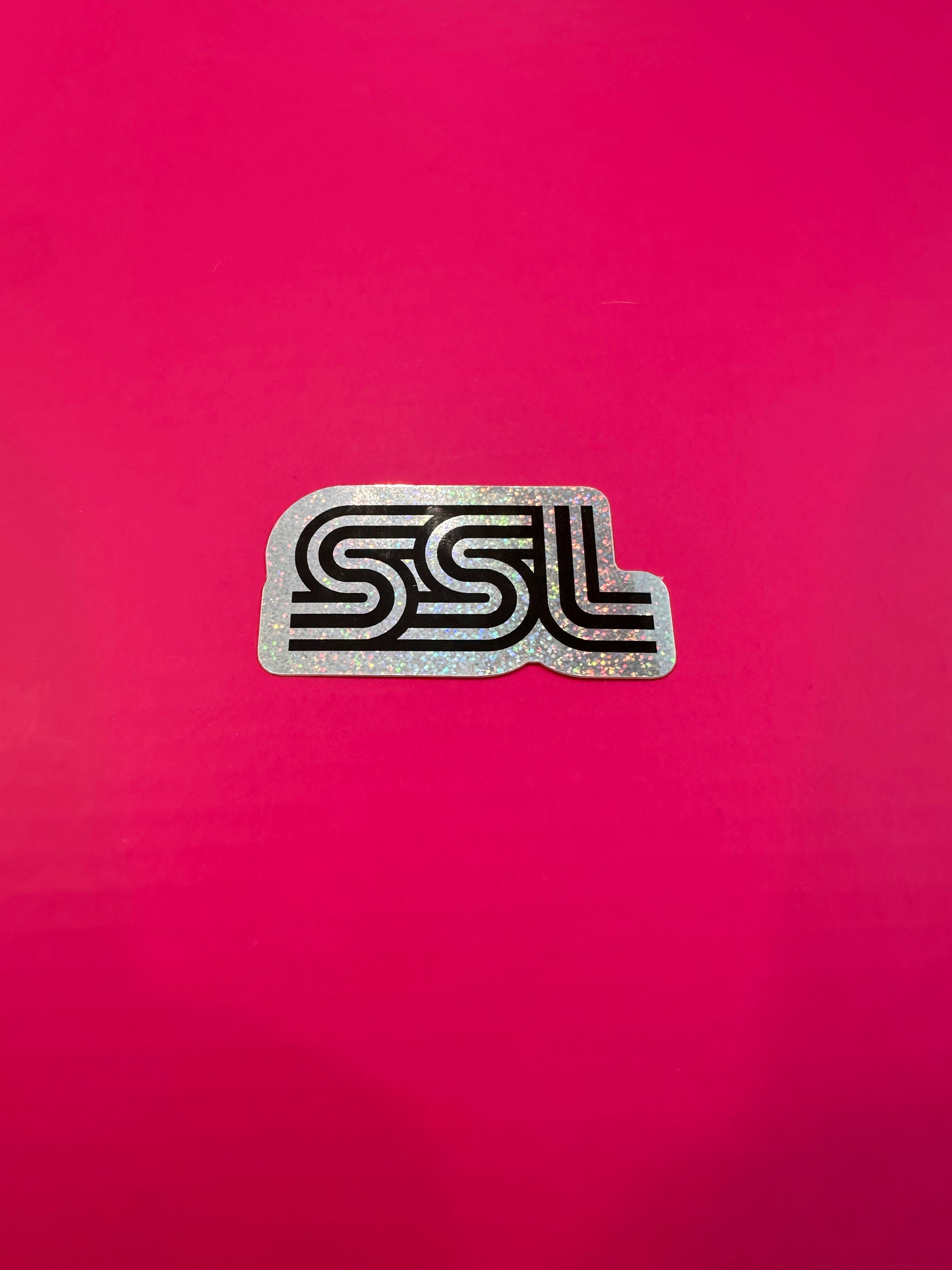 mono glitter sticker SSL